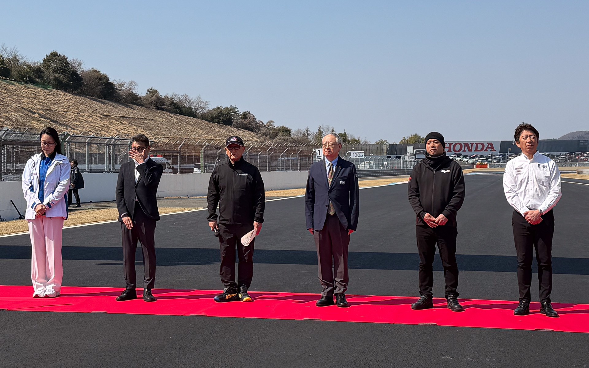 日本自動車会議所会長として「モータースポーツオープニングセレモニー」にも参加