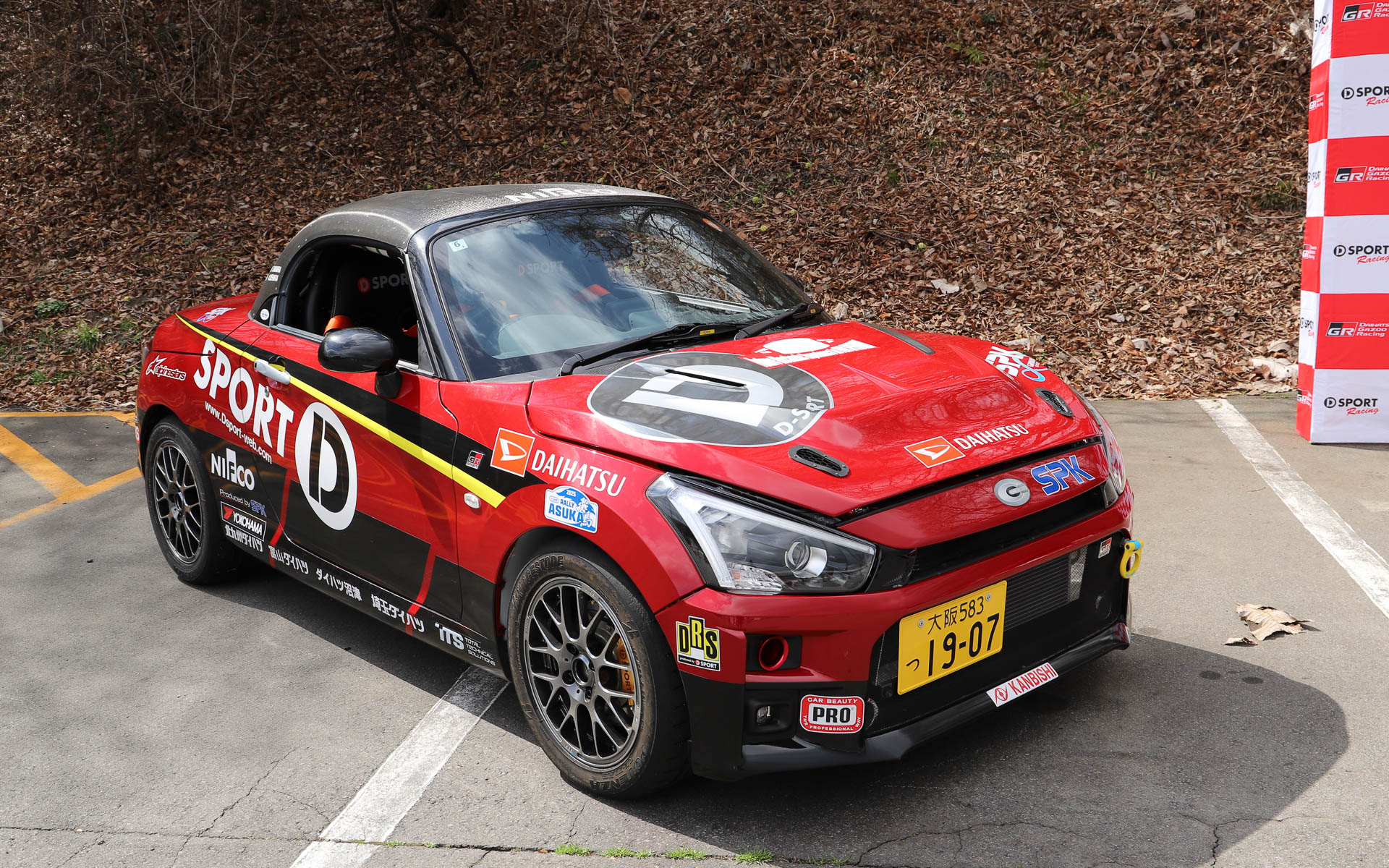 コペン GR SPORT ラリーチャレンジ参戦車両