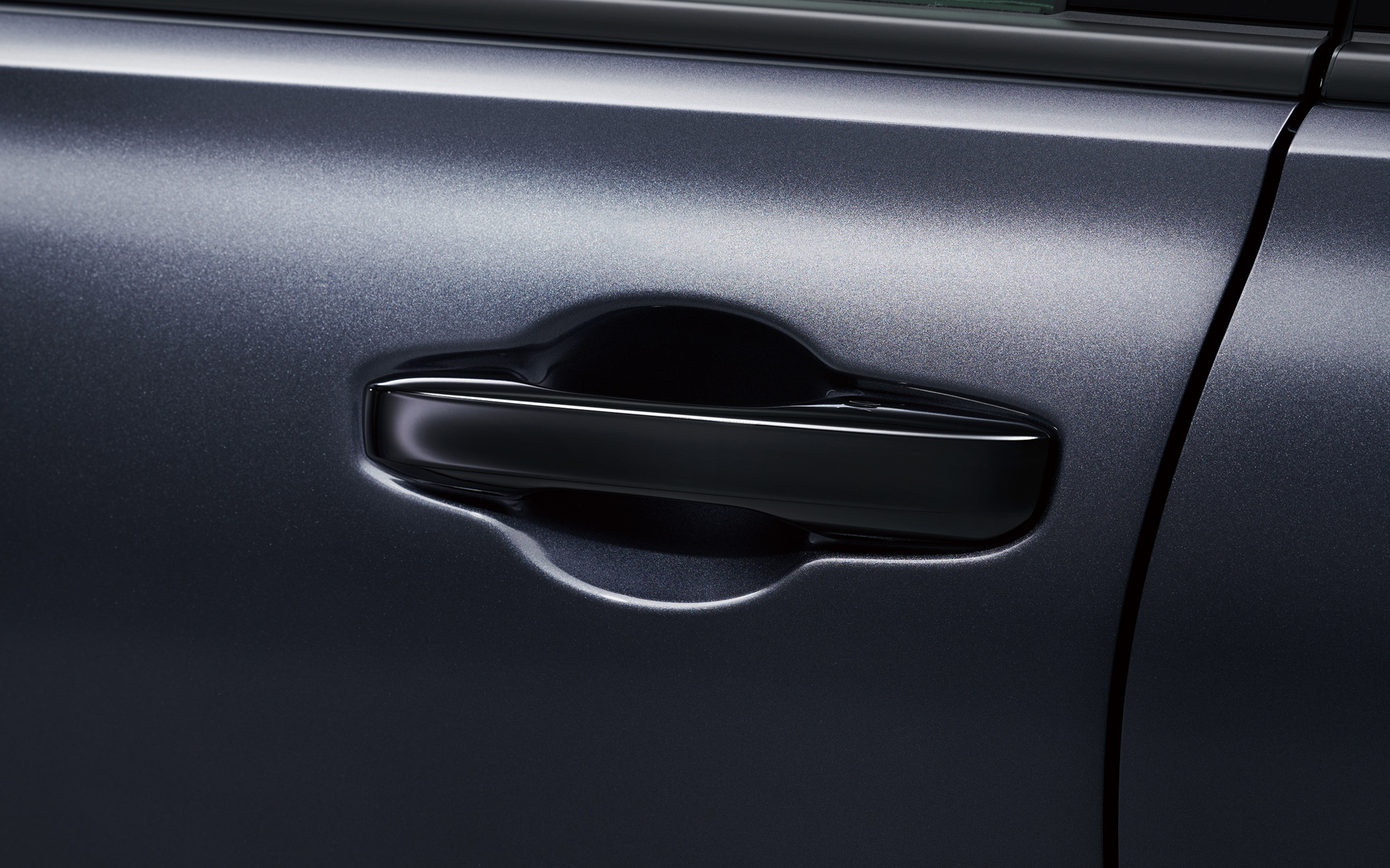 アウタードアハンドル（クリスタルブラック・パール塗装）