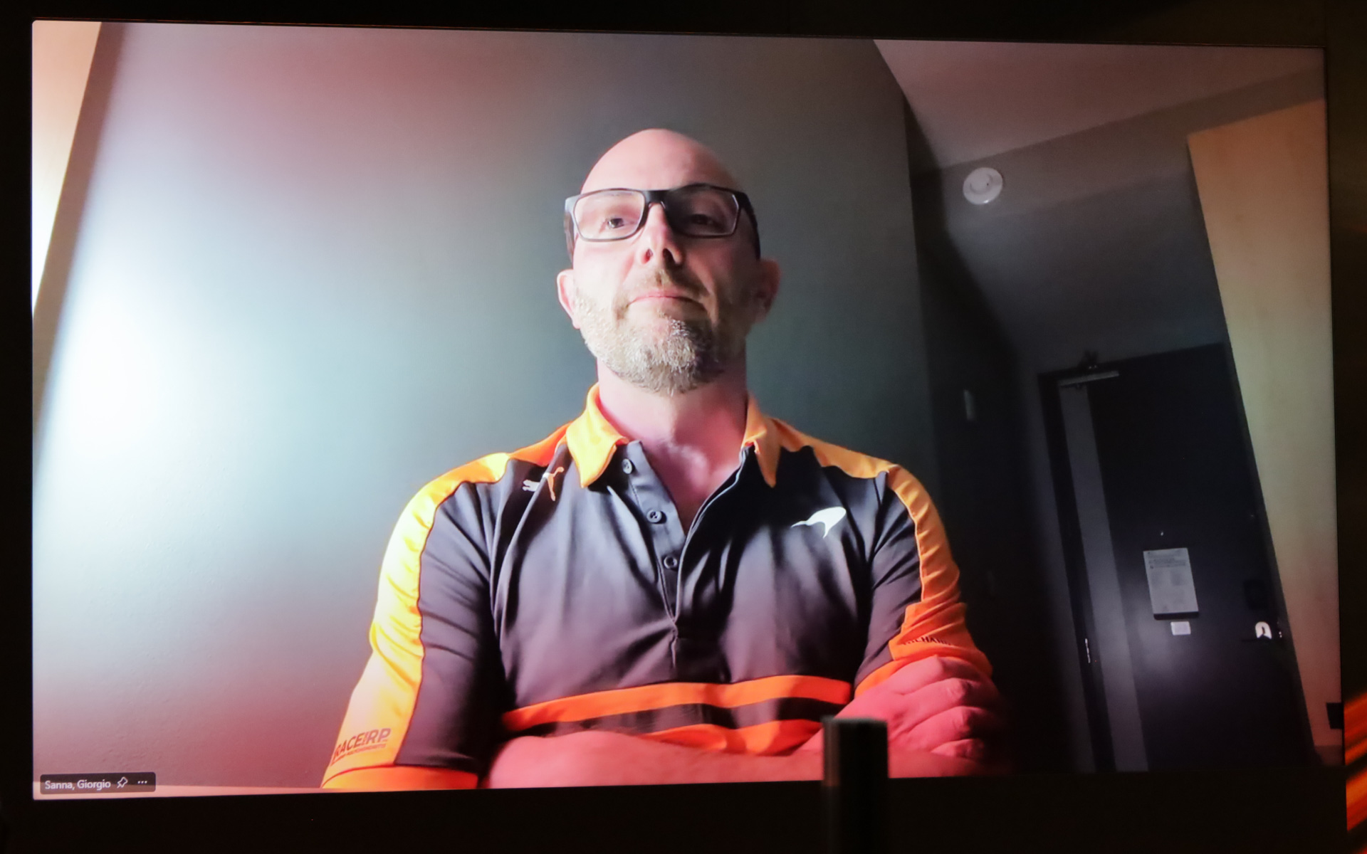 モータースポーツ部門代表のジョルジオ・サンナ氏