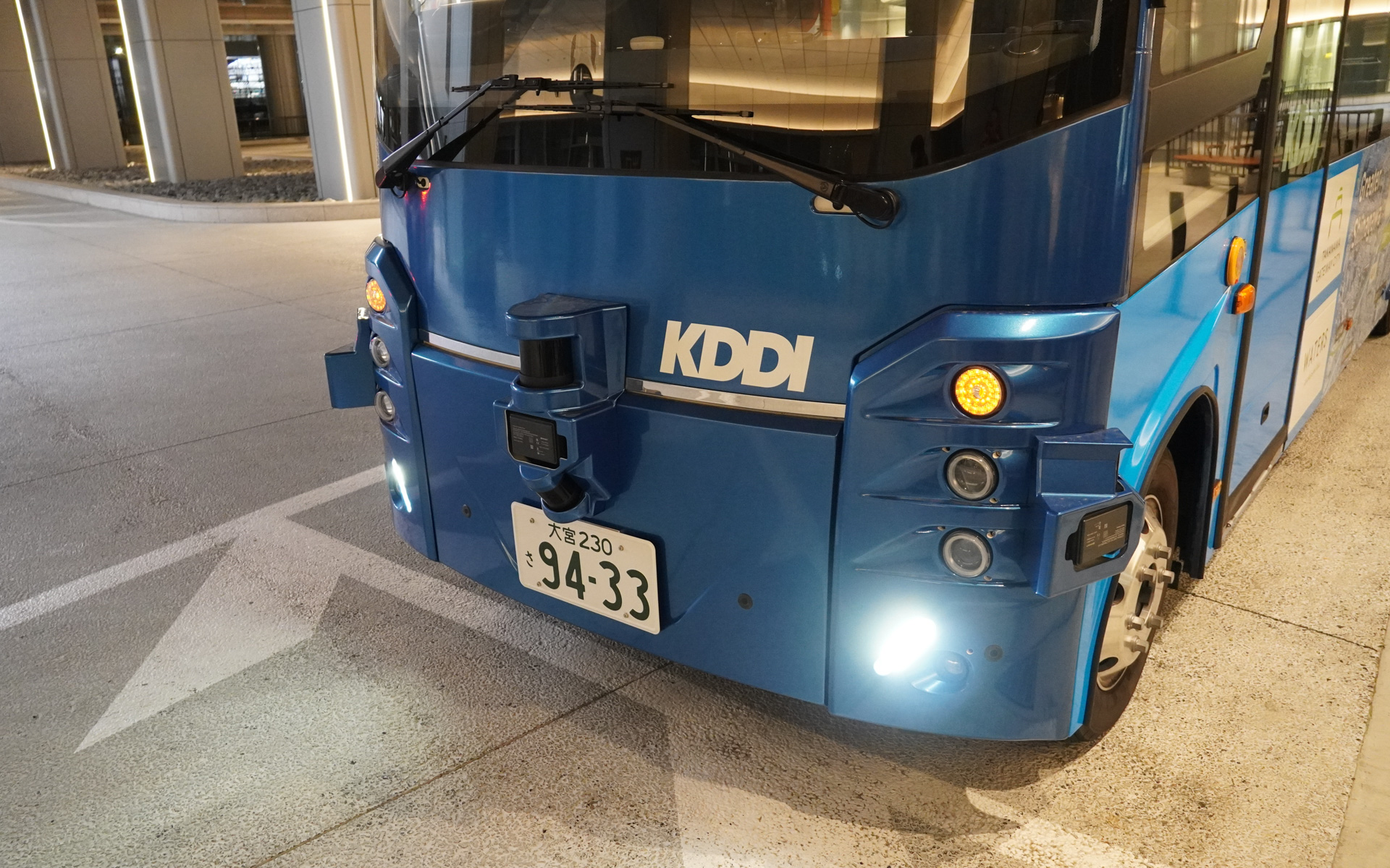 センサー類は車両の外部に多数付く