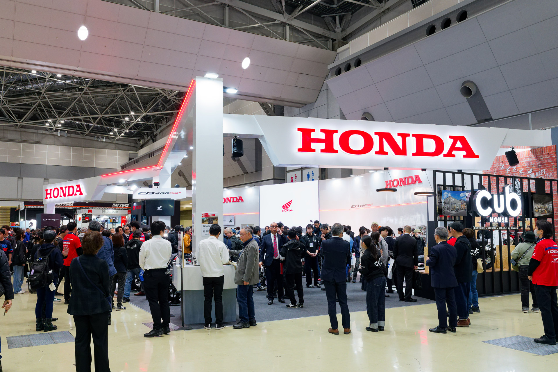 東京モーターサイクルショー2026のホンダブース外観