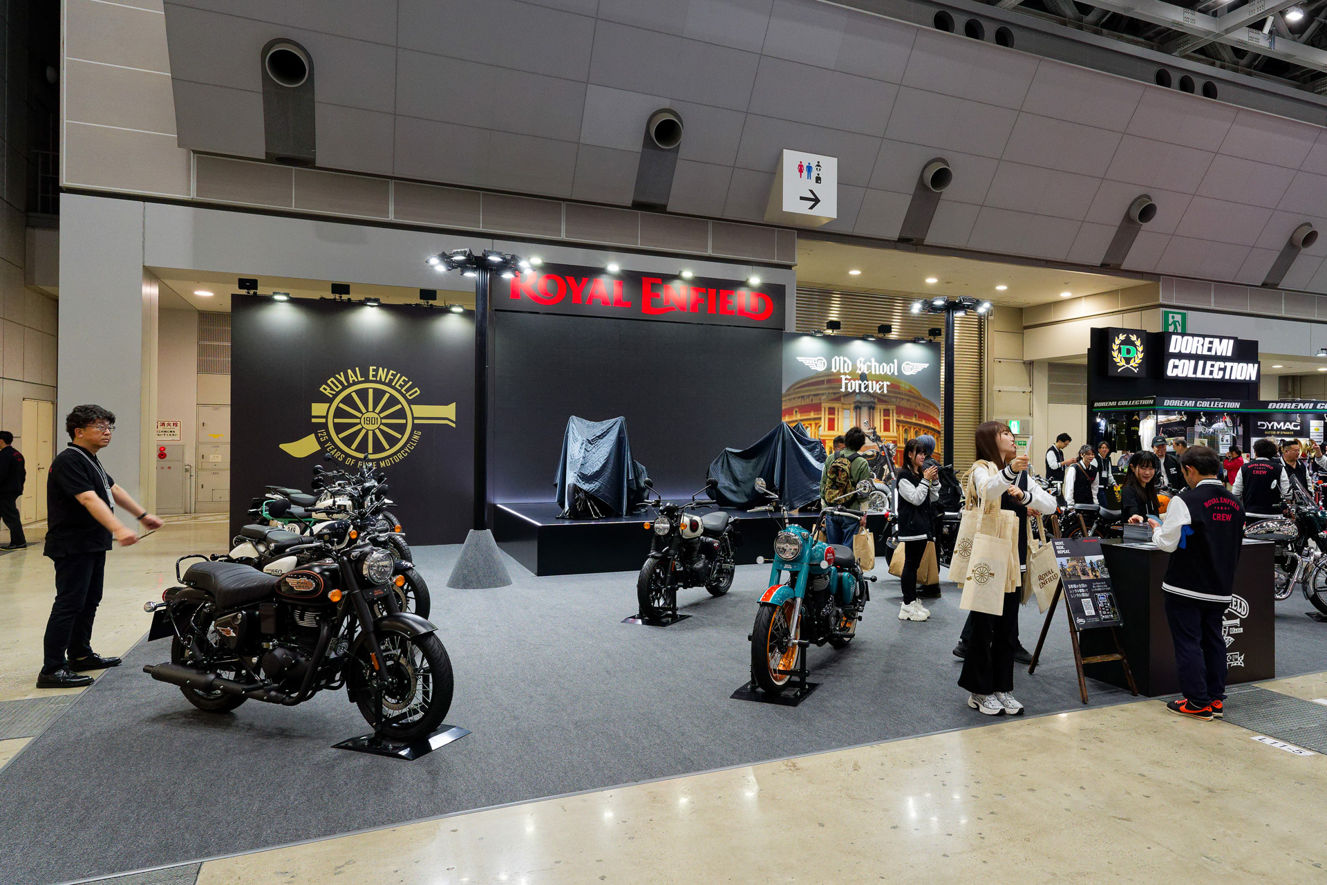 ロイヤルエンフィールドのブース