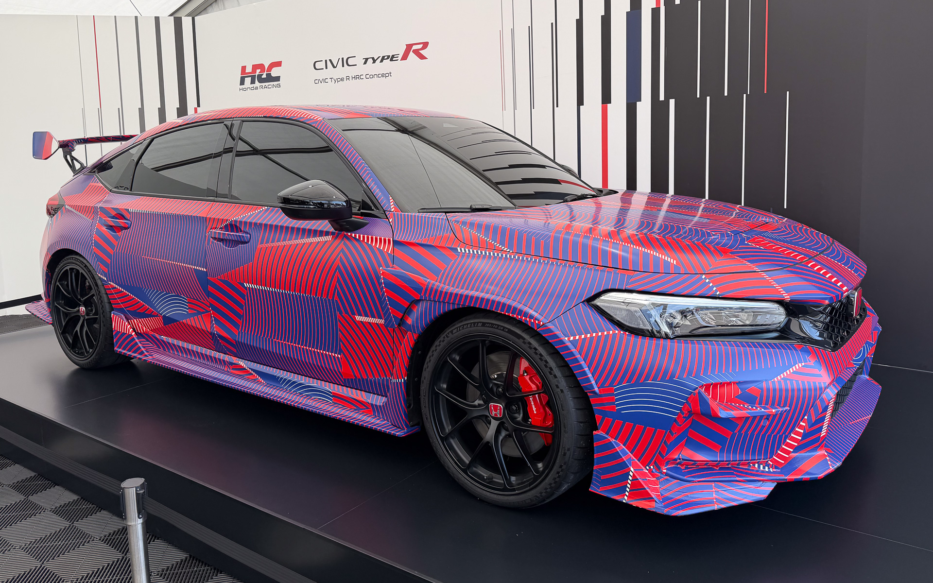 シビック タイプRのHRCコンセプトも展示されていた