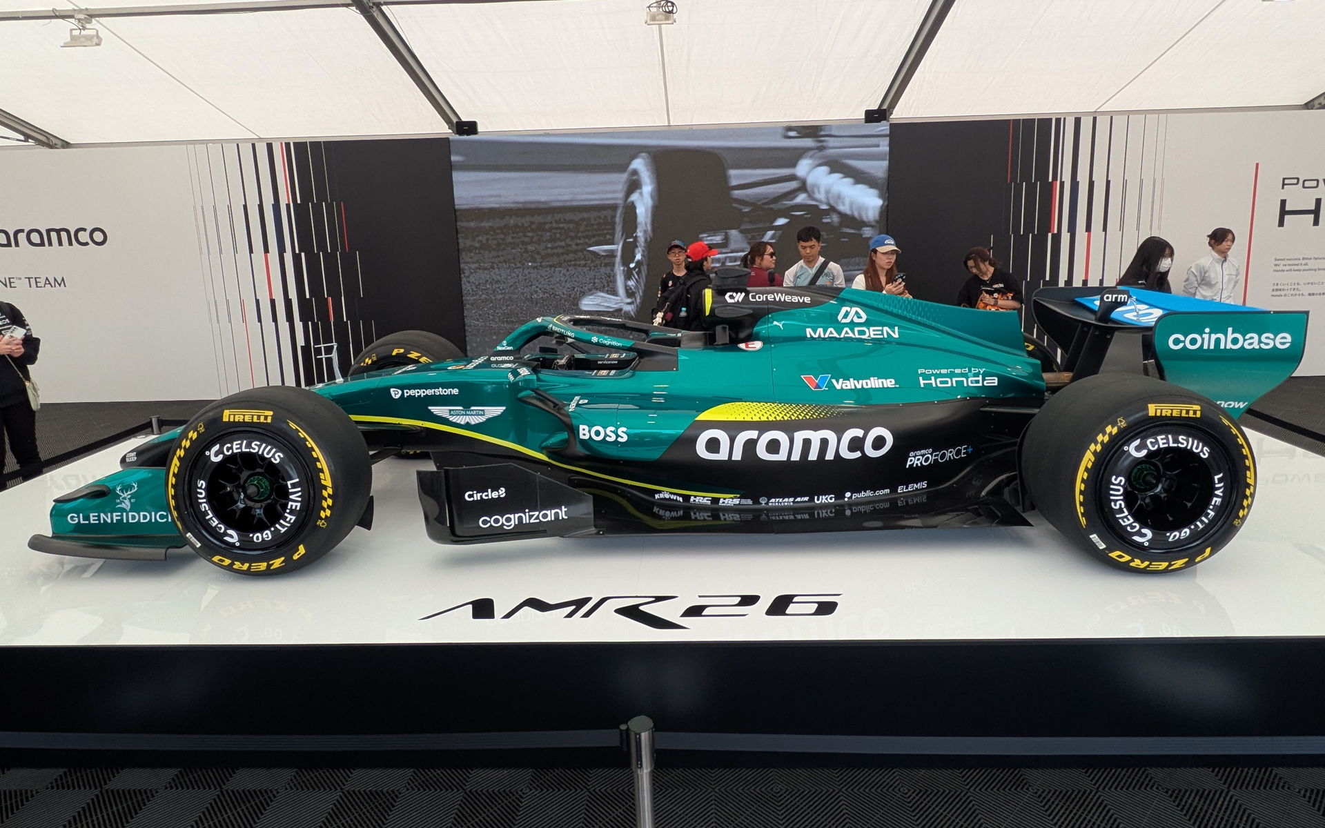 アストンマーティン・ホンダのF1マシン「AMR26」