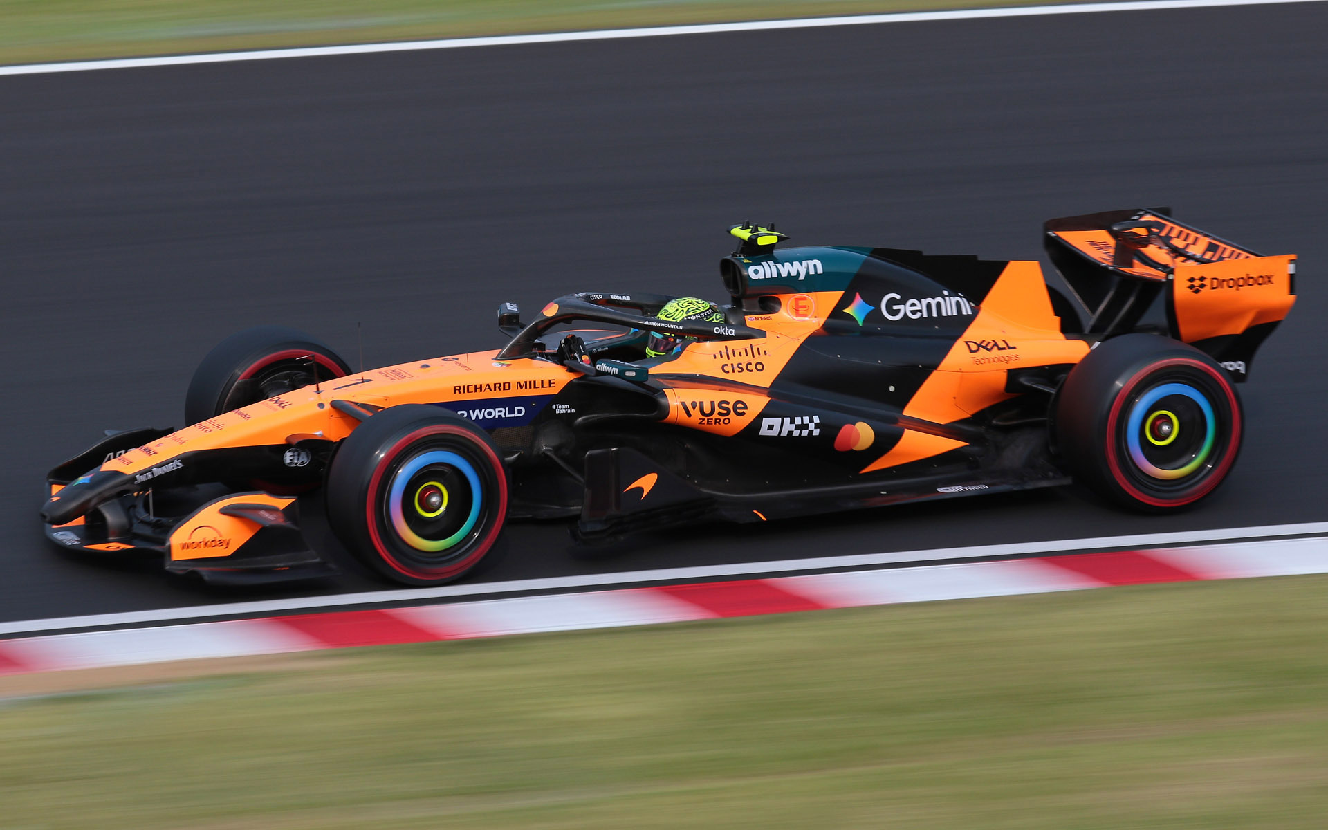 昨年チャンピオンのランド・ノリス選手（1号車 マクラーレン・メルセデス）は、前戦中国GPはリタイアに終わる