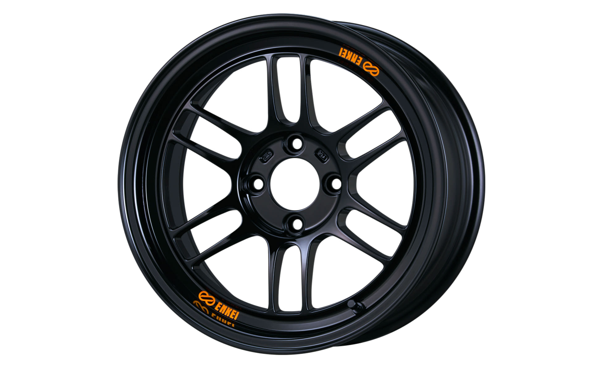 Gloss Black × Papaya Yellow Sticker