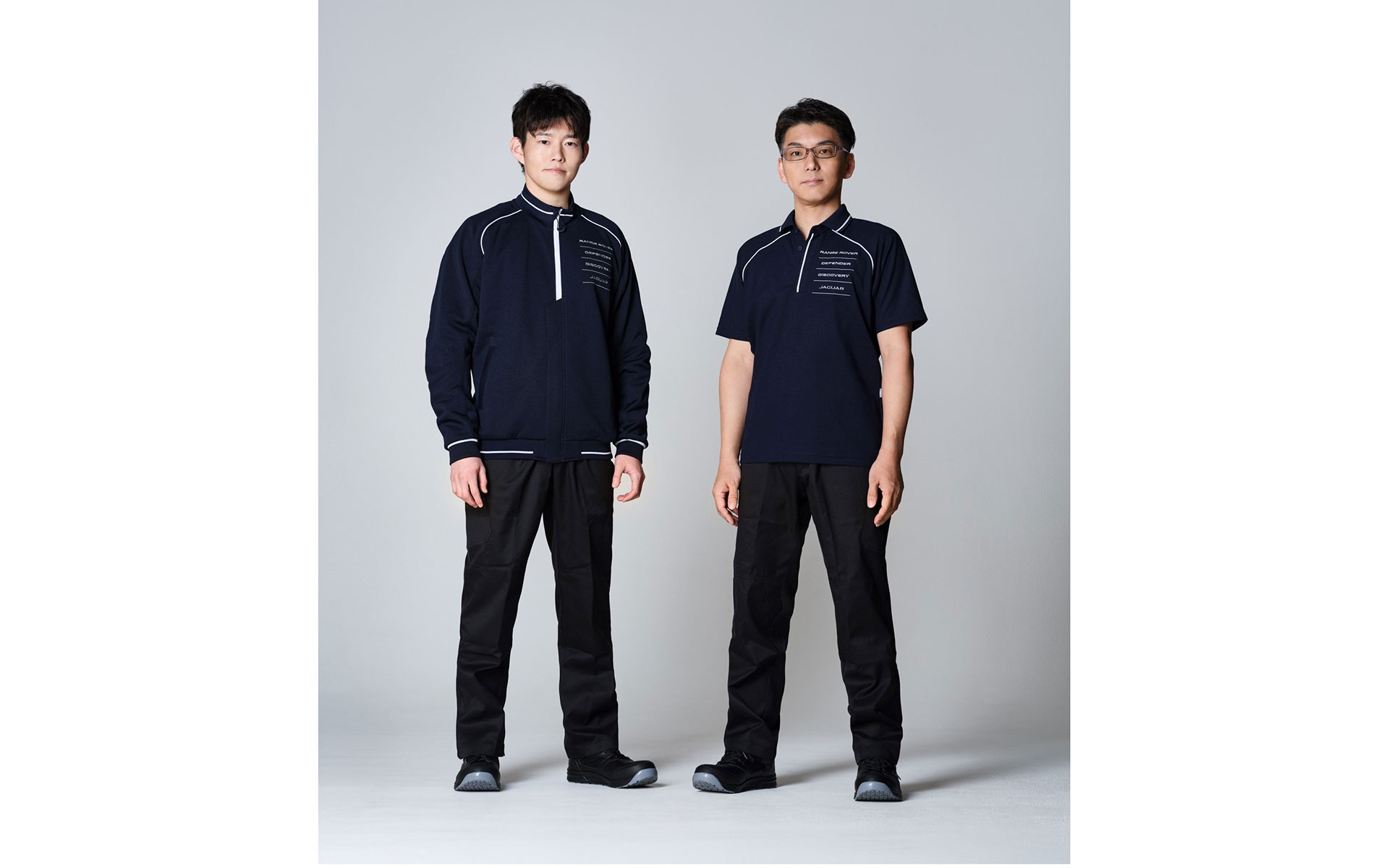 ミズノが企画・製作したジャガー・ランドローバー・ジャパンのアフターサービススタッフ用のユニフォーム