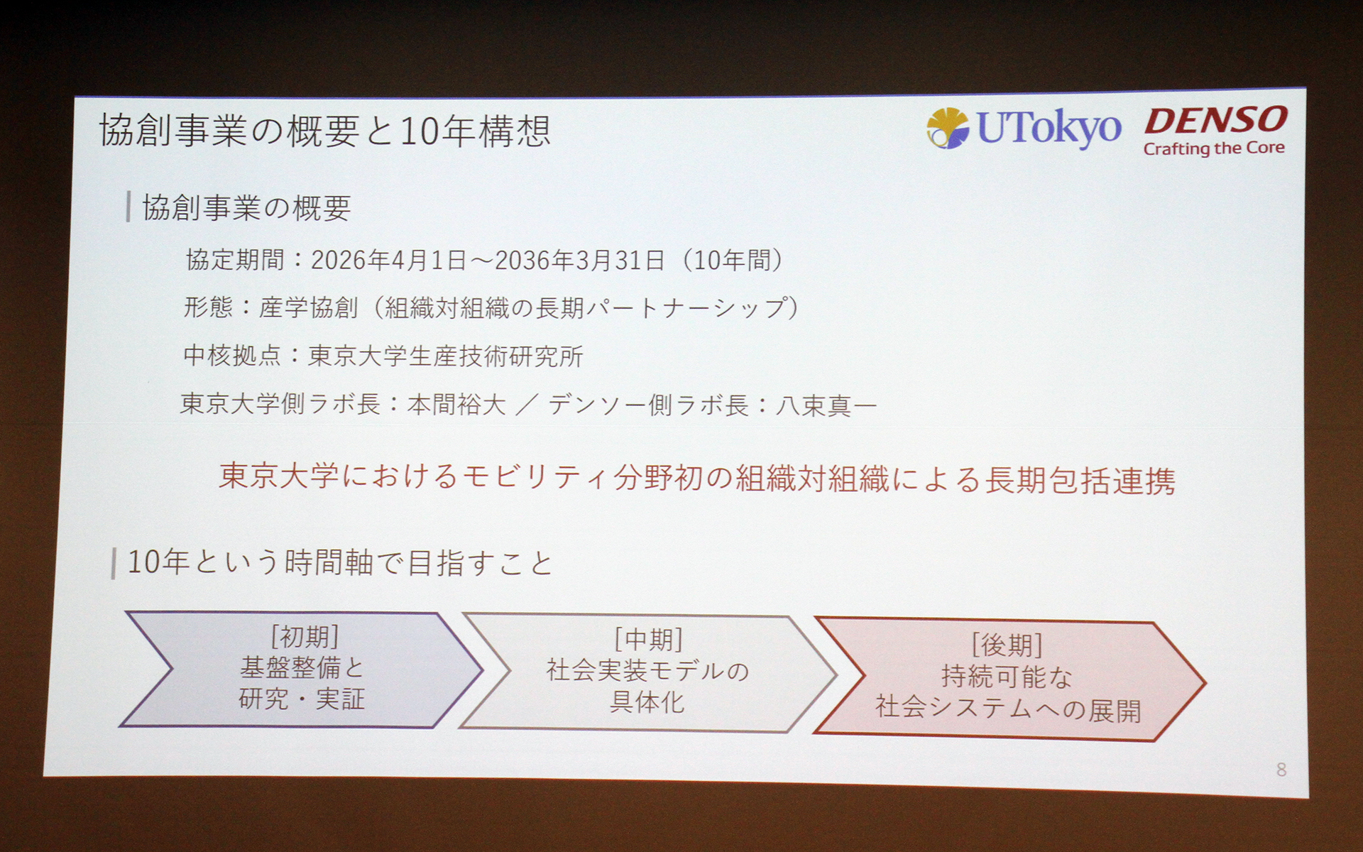 協創事業の概要と10年構想