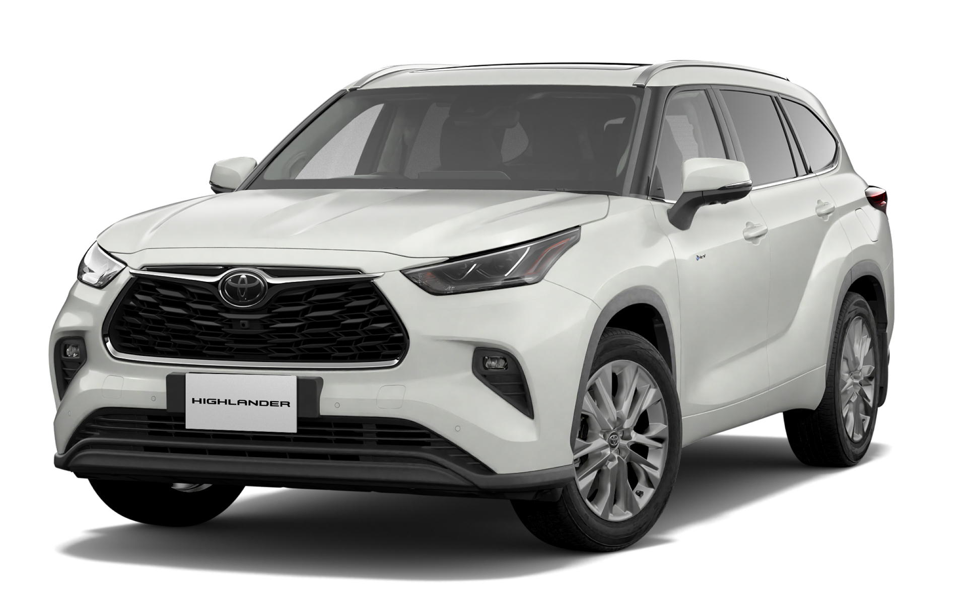 ハイランダーLimited ZR Hybrid（プラチナホワイトパールマイカ）オプション装着車