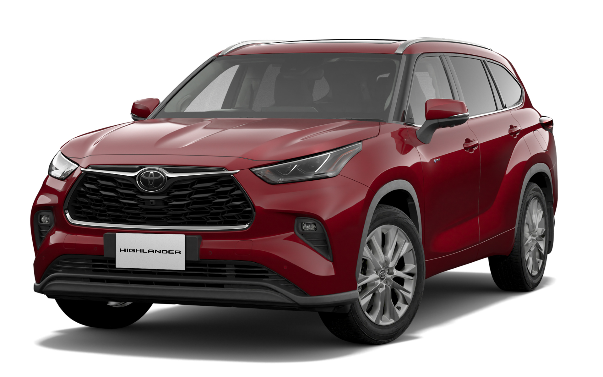 ハイランダーLimited ZR Hybrid（センシュアルレッドマイカ）オプション装着車