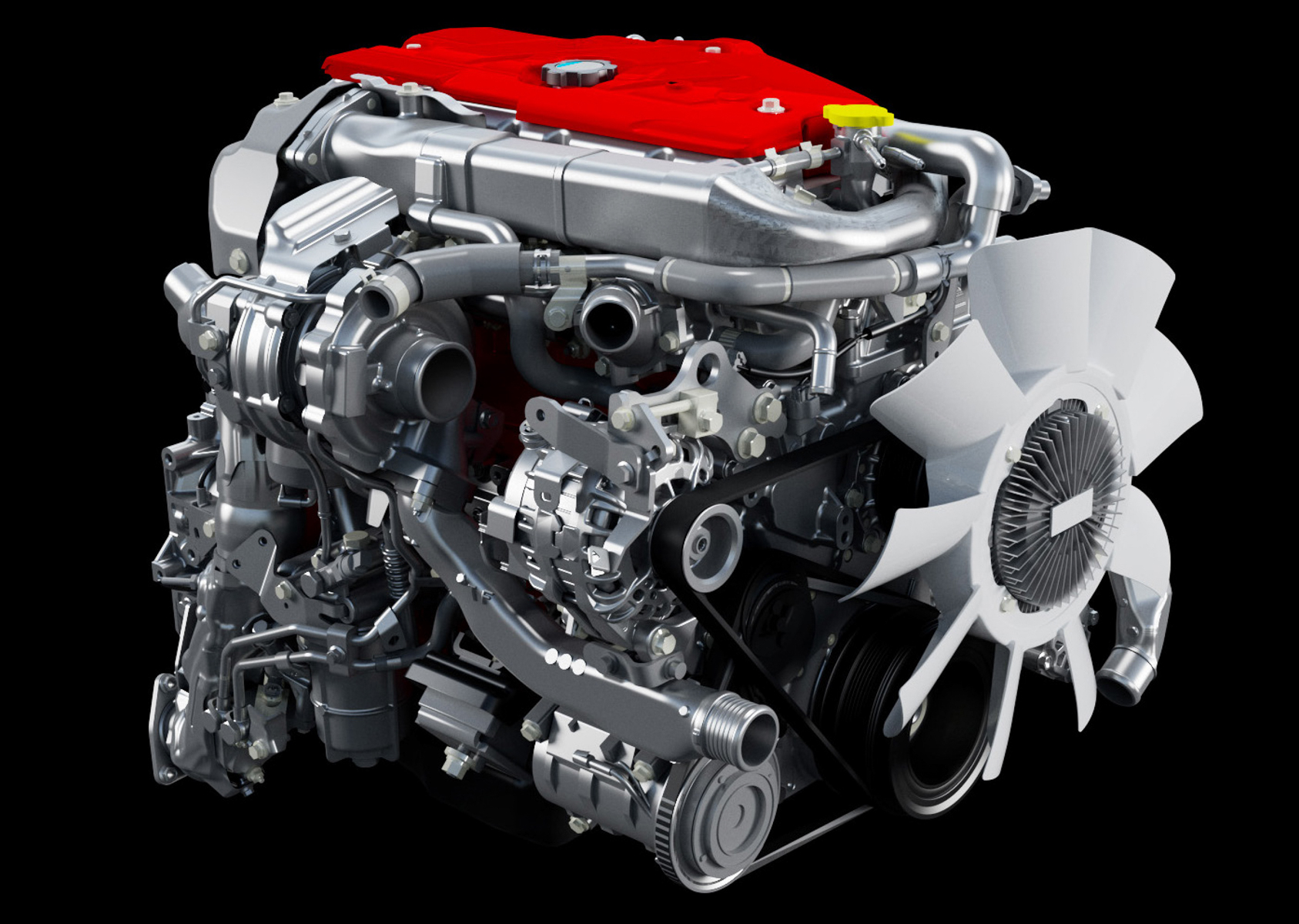 新型4.0リッターディーゼルエンジンを採用