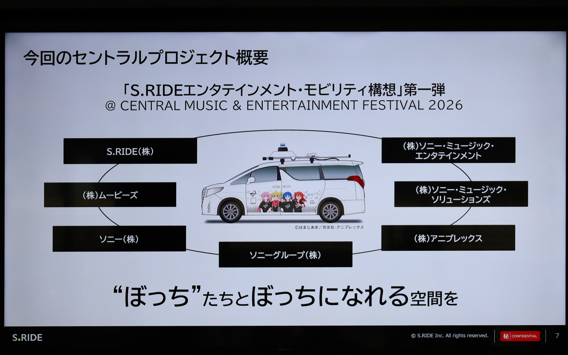 自動運転時代に向けた“移動そのものがエンタメ体験になる”次世代モビリティの可能性を提示する取り組みの一環として実施される