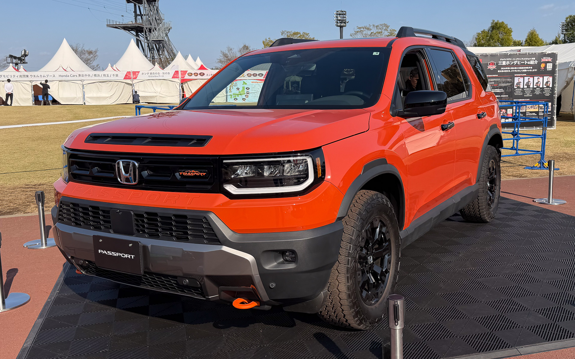 ホンダが逆輸入を予定している米国生産のSUV「パスポート」