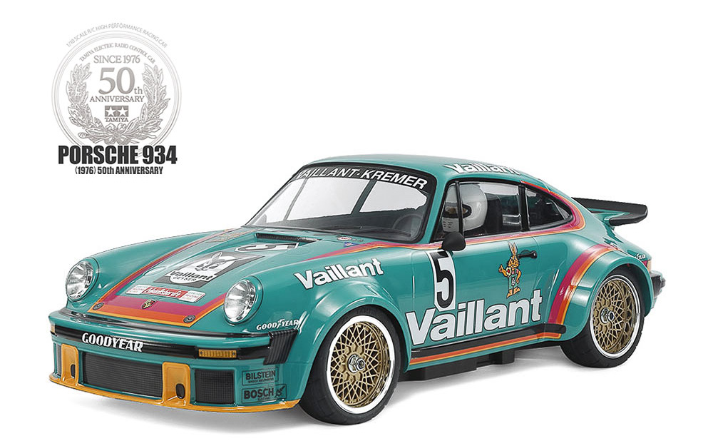 電動RCカー特別企画製品「1/10RCポルシェ934（1976）50周年記念」
