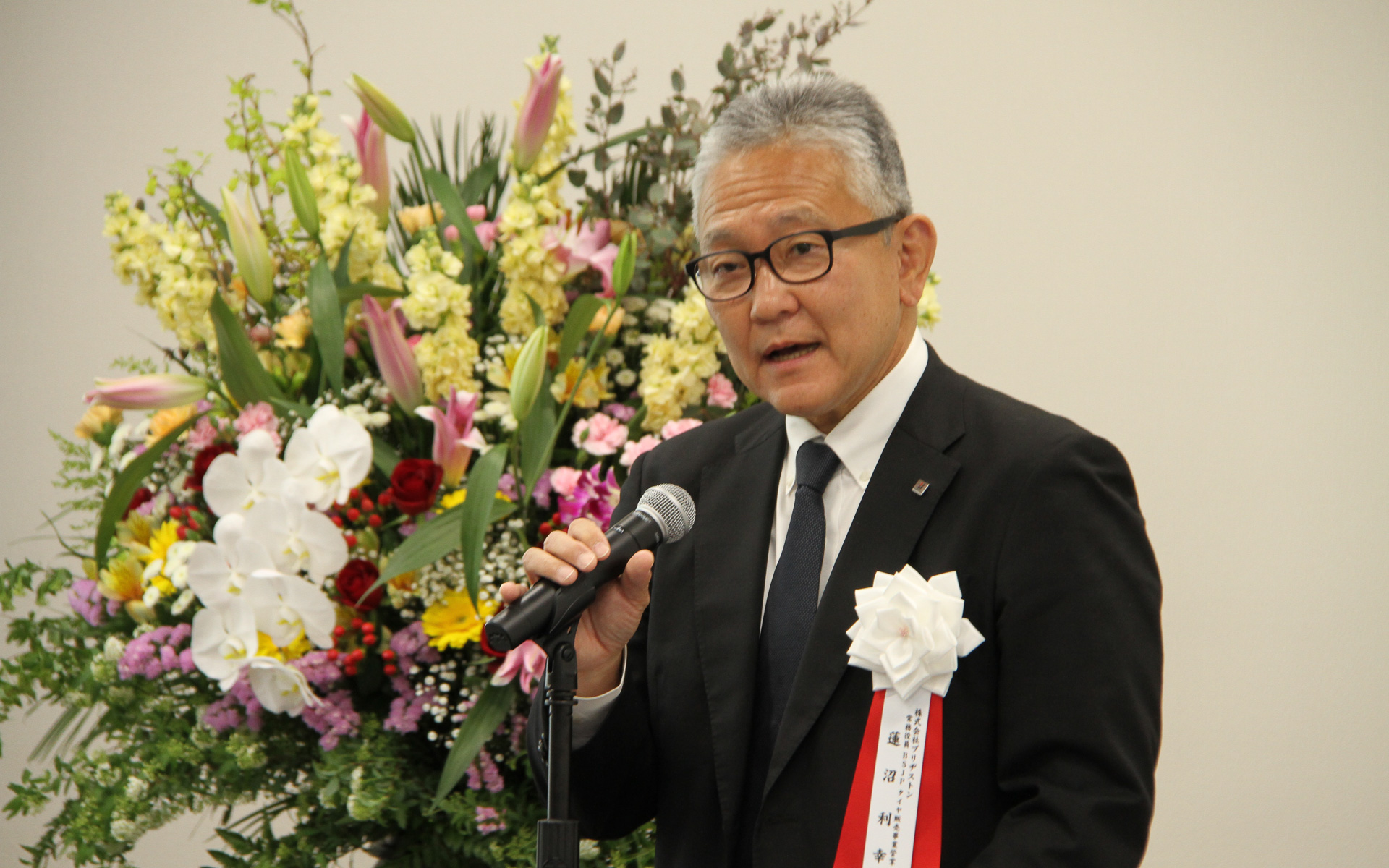 株式会社ブリヂストン 常務役員 BSJP タイヤ販売事業管掌 兼 ブリヂストンタイヤソリューションジャパン株式会社 代表取締役社長の蓮沼利幸氏