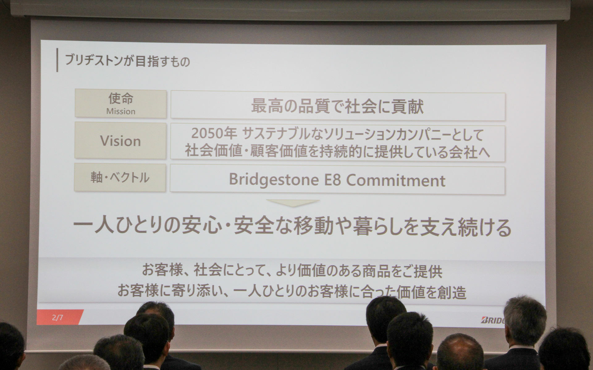 ブリヂストンが目指すもの