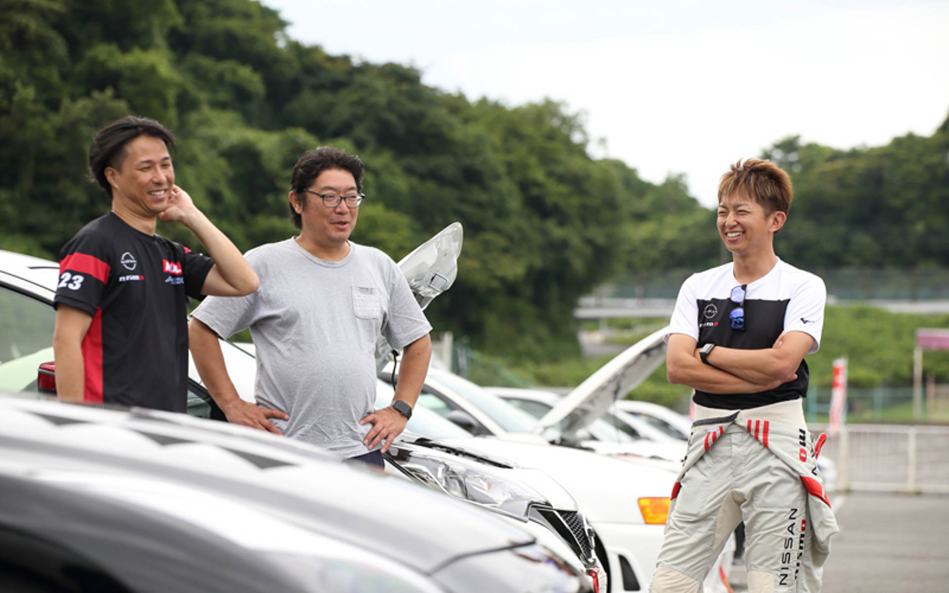 過去のパドックウォークの様子