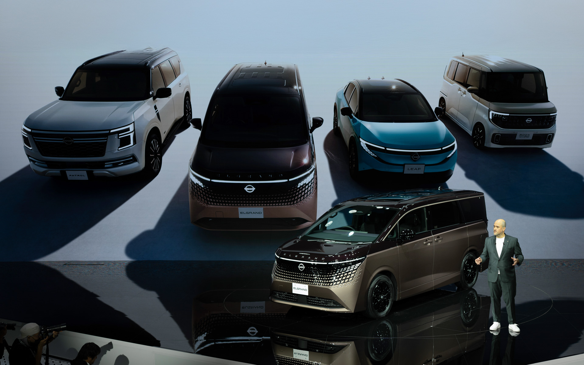 写真はジャパンモビリティショー2025に登壇した日産自動車株式会社社長のイヴァン エスピノーサ氏