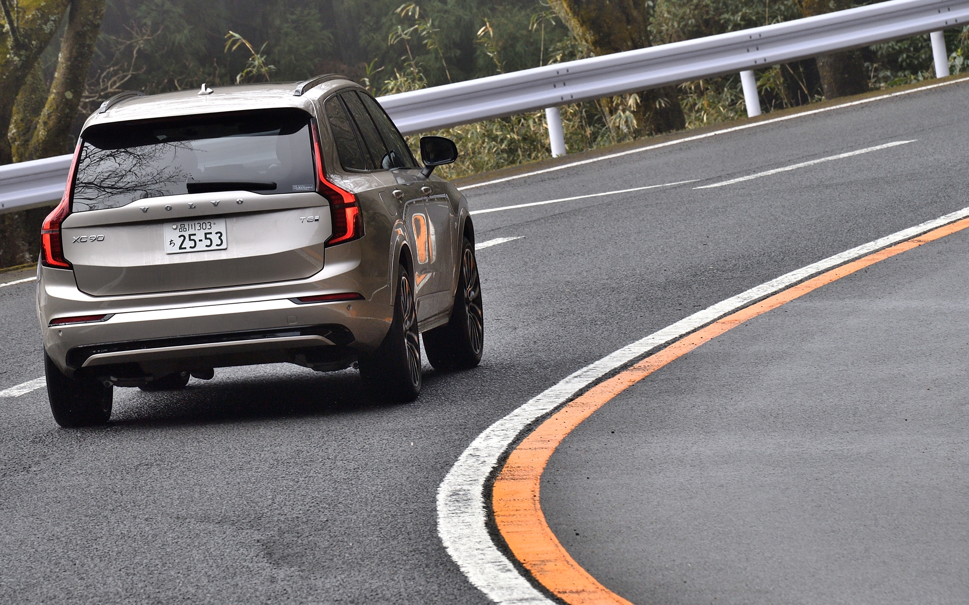 大きなボディだがしなやかにコーナリングしてくれる