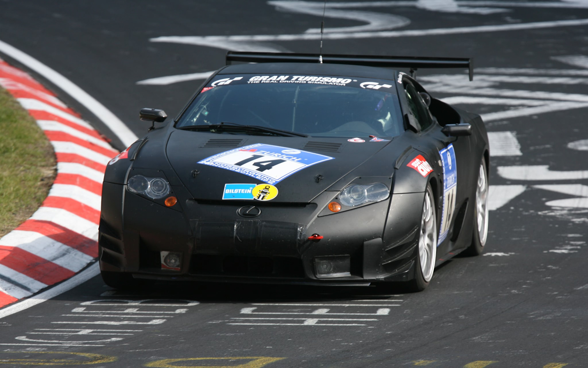 ニュル24時間レースのSP8クラスにエントリーした「Lexus LF-A」