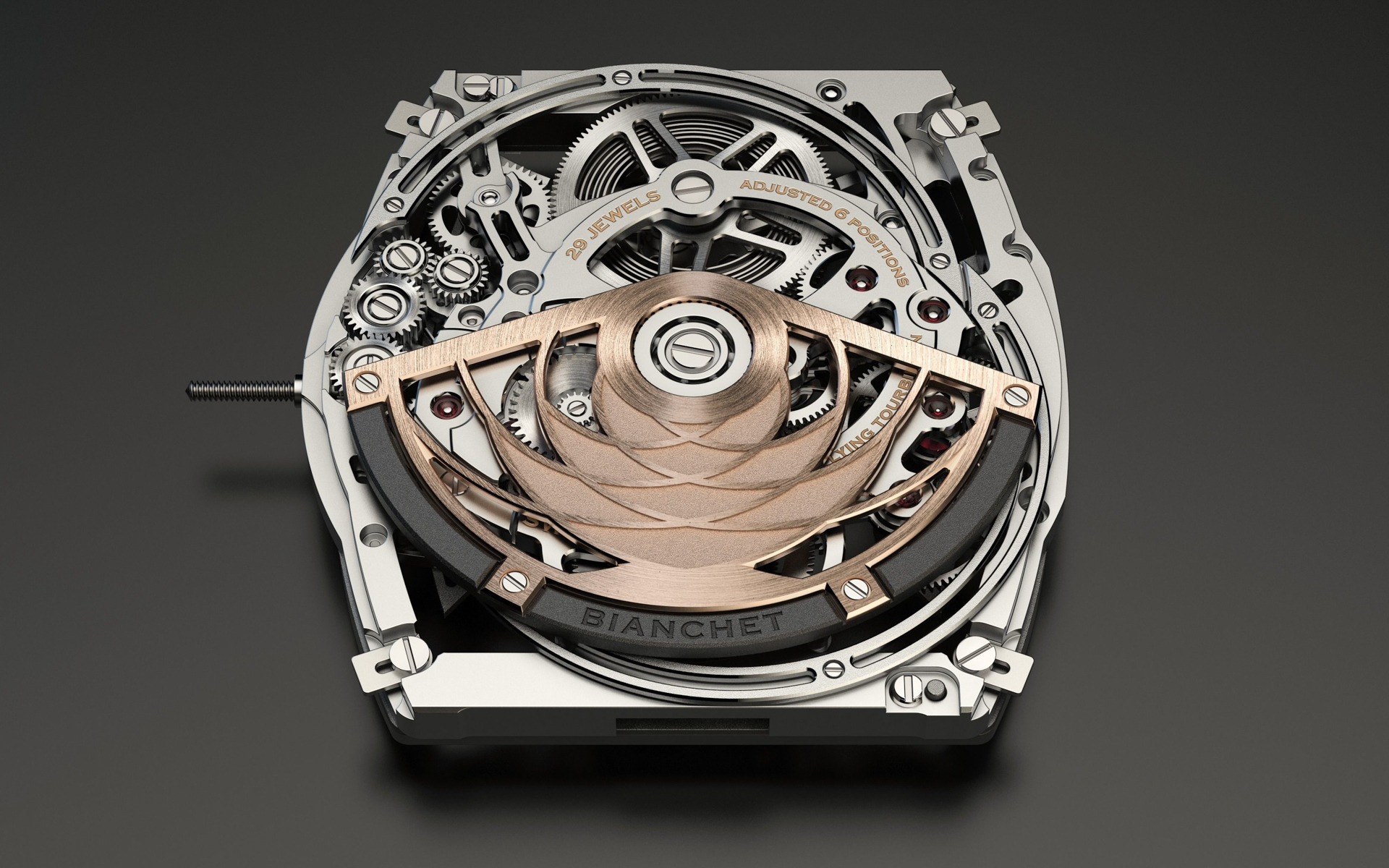 精密な内部構造となっている