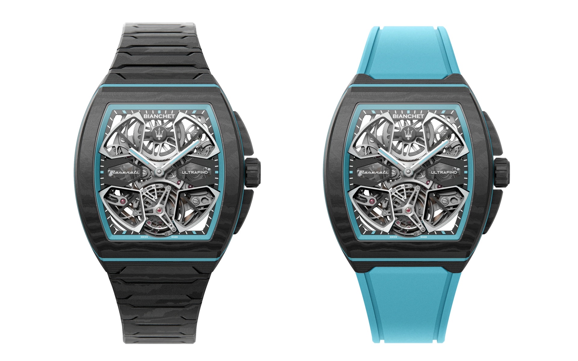 マセラティのトライデントエンブレム誕生100年を記念した腕時計「ウルトラフィーノ マセラティ」