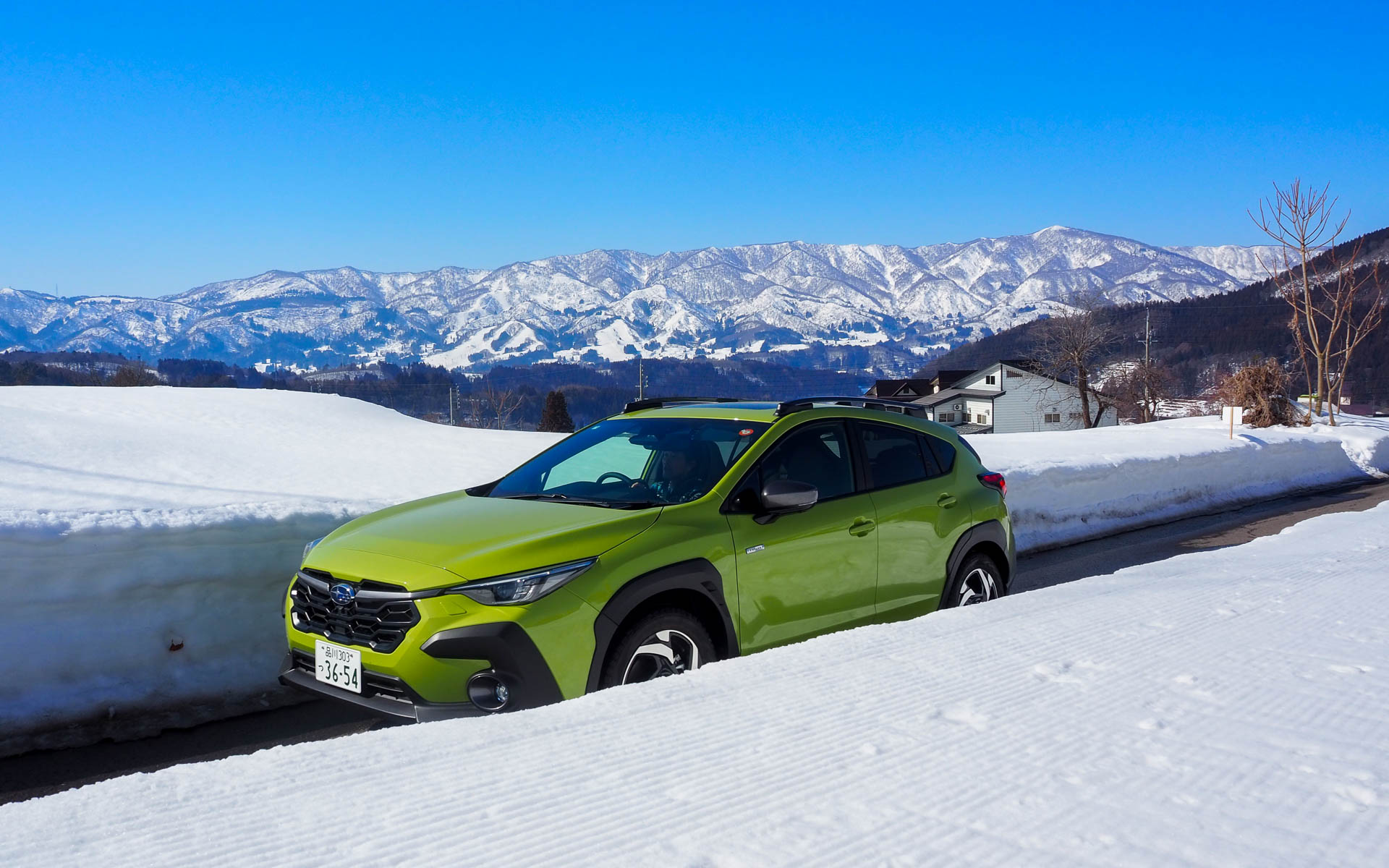 スタッドレスタイヤとは思えない快適な走り