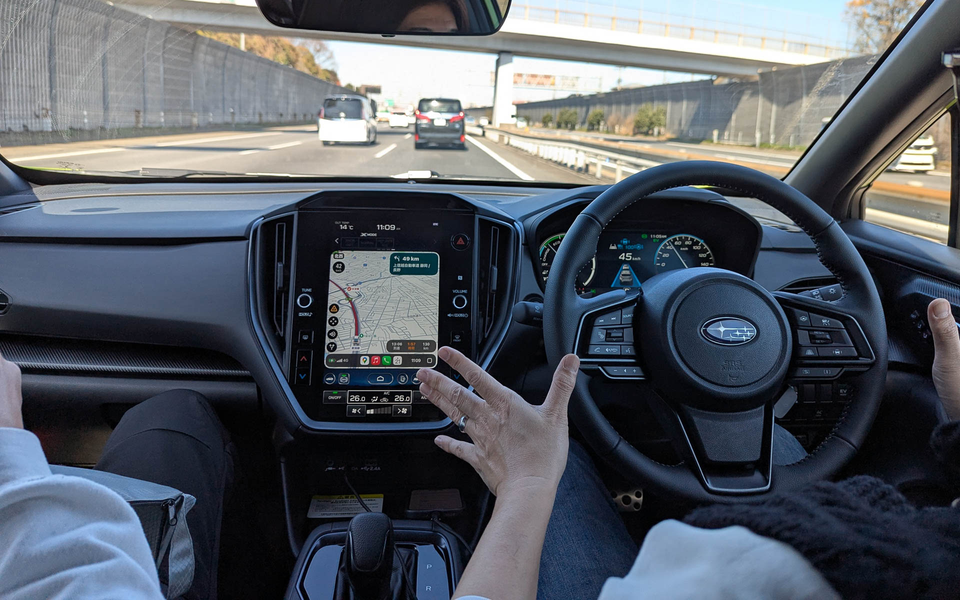 アイサイトでロングドライブが楽になる。行きの渋滞はアイサイトXのハンズオフアシストもフル活用