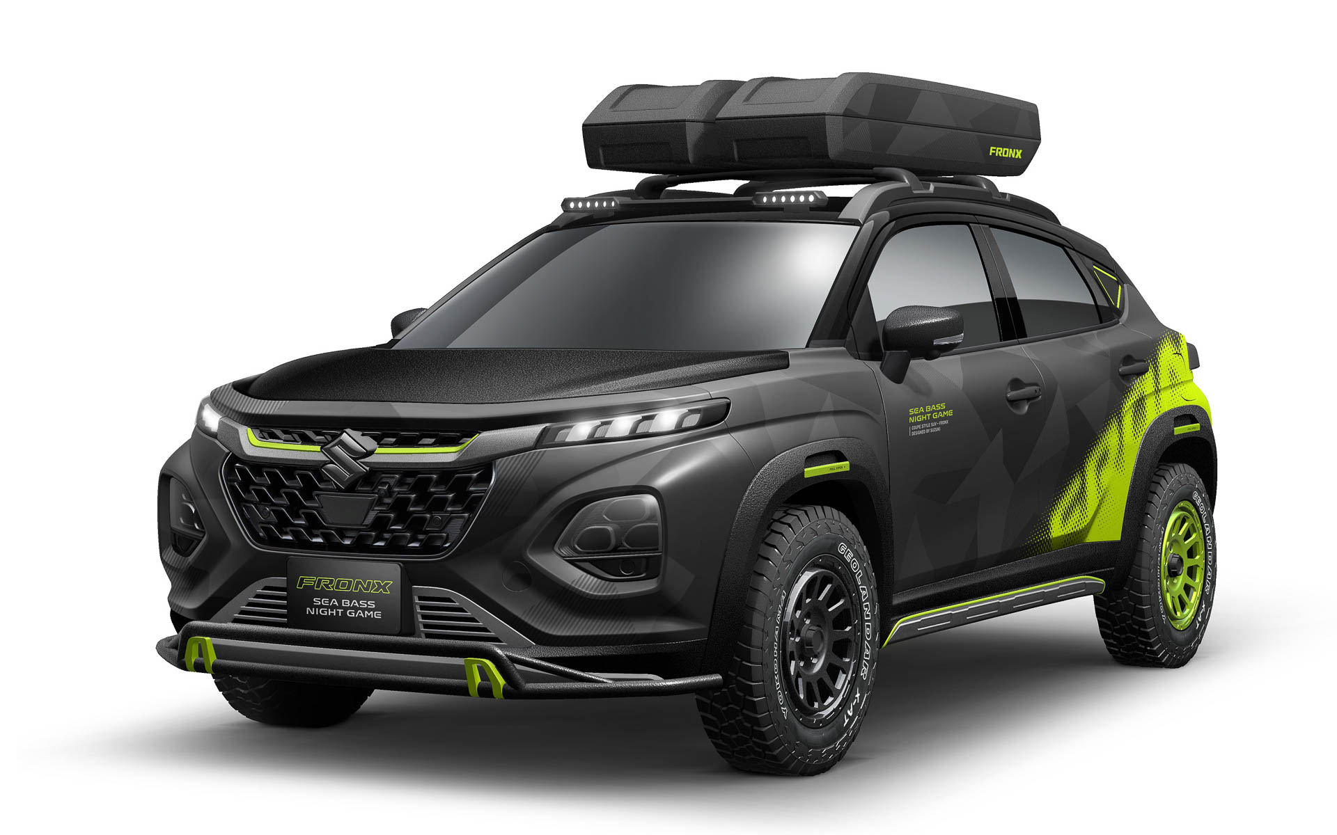 「東京オートサロン2025」に参考出品された「フロンクス SEA BASS NIGHT GAME」