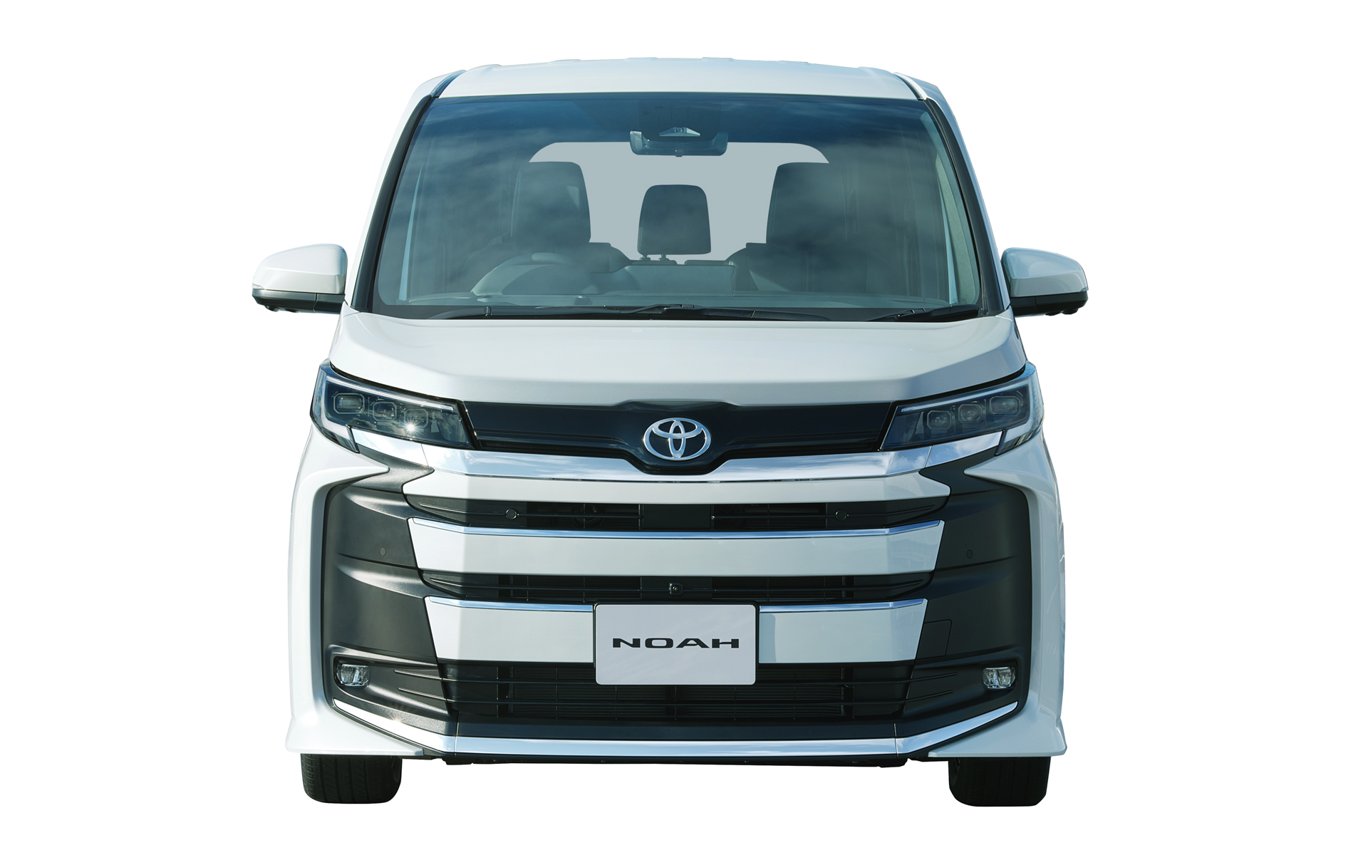 フロントグリルのメッキ部位をメッキモール＋ボディカラー同色に変更