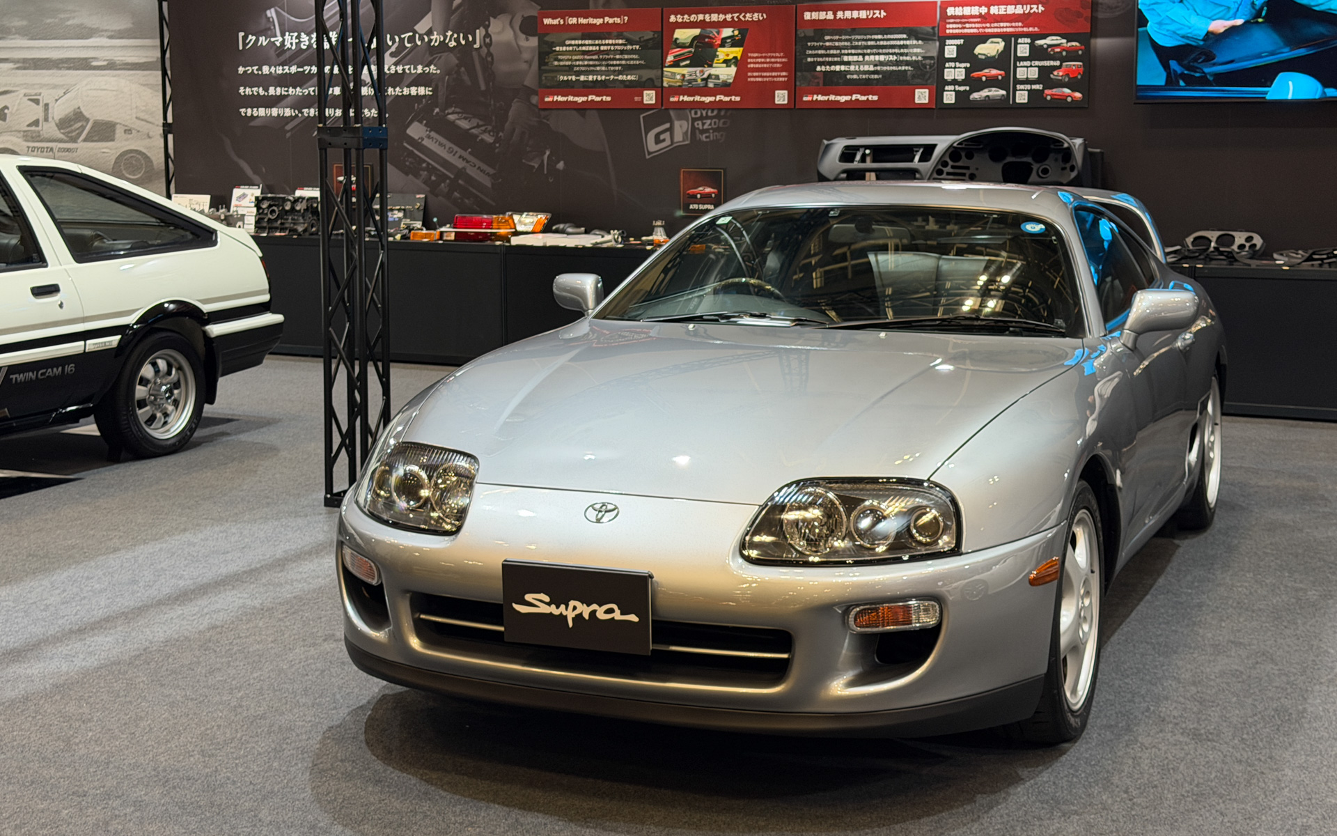 GRヘリテージパーツを使用してレストアを行なったA80スープラ