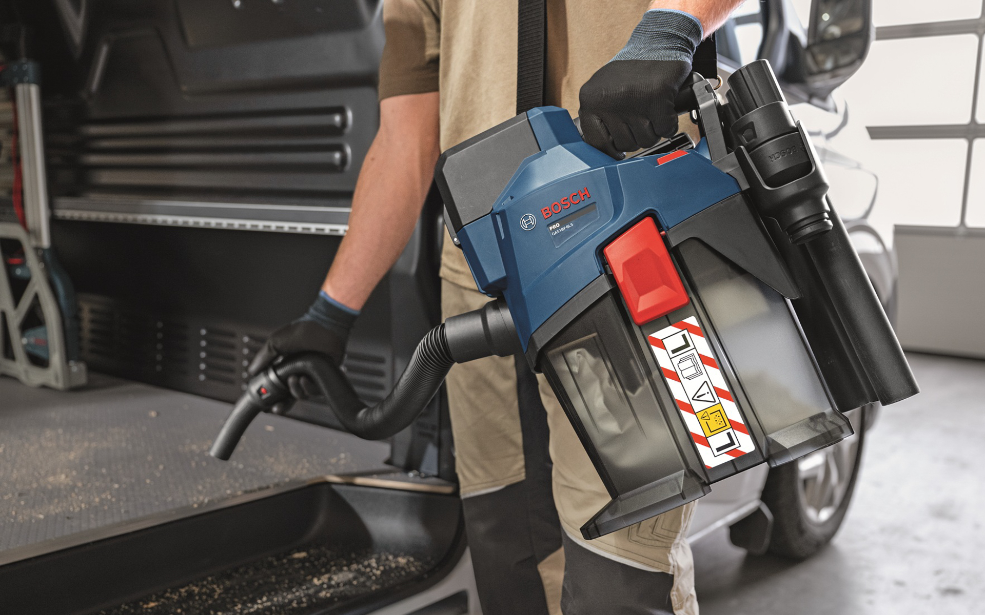 ボッシュのコードレス集じん機「GAS 18V-6LS」