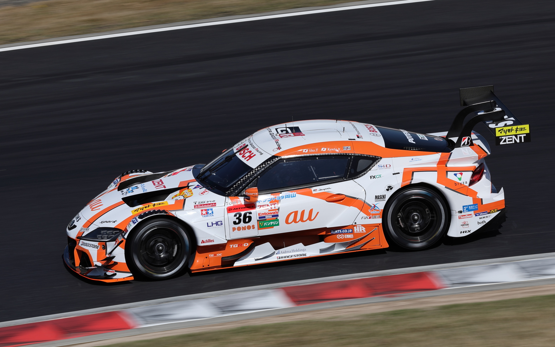 36号車 au TOM'S GR Supra（坪井翔/山下健太）