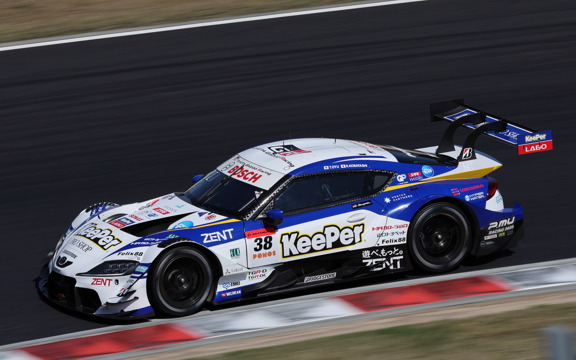 38号車 KeePer CERUMO GR Supra（大湯都史樹/小林利徠斗）