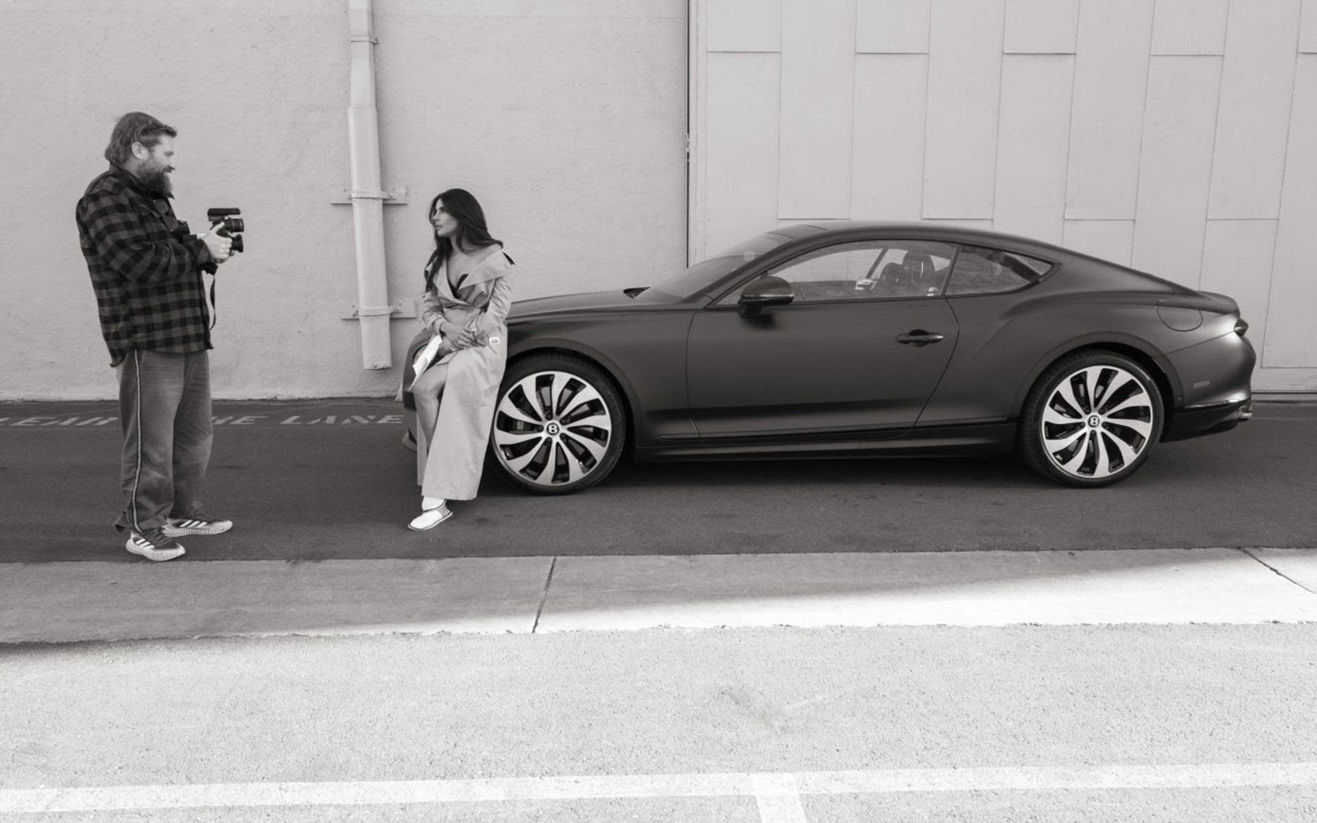 収録中のプリヤンカー・チョープラー・ジョナスさん