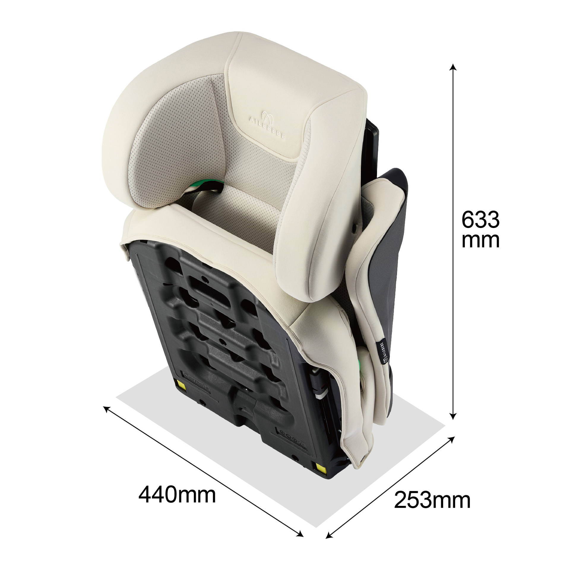 製品サイズは440×436×605mm（幅×奥行き×高さ）