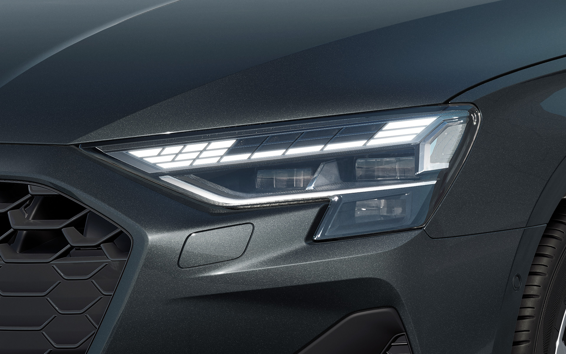 マトリクスLEDヘッドライトを採用