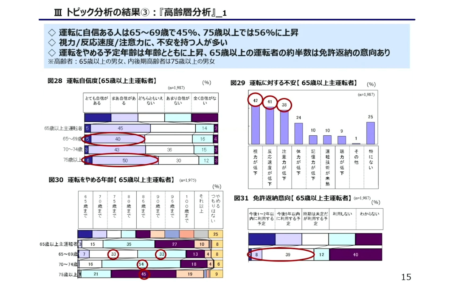 2025年度の乗用車市場動向調査における高齢層分析