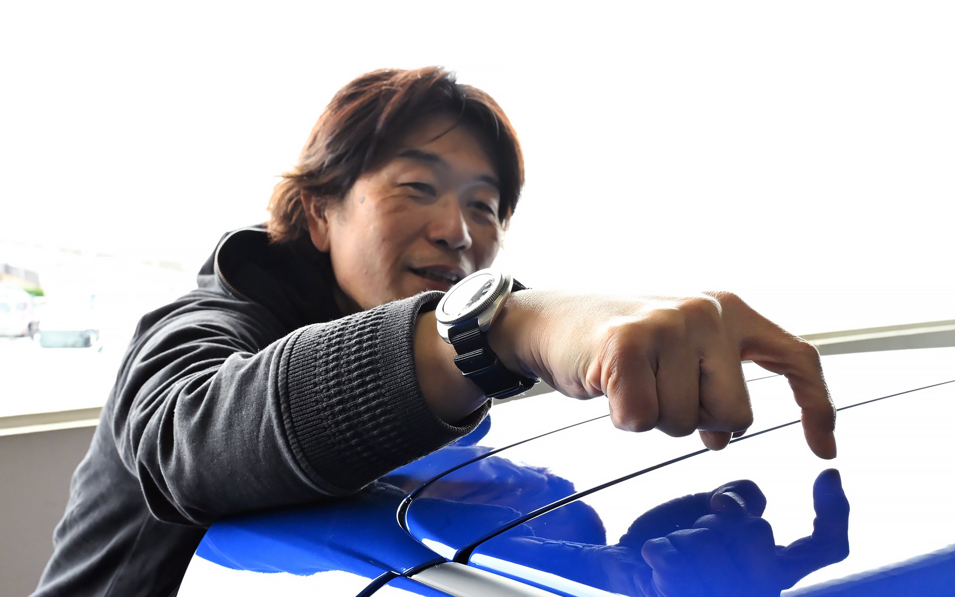 ルーフを叩いたときの音の減衰がとてもわかりやすかった