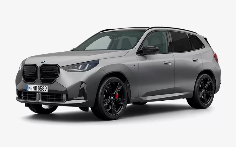 X3 M50 xDrive FROZEN EDITION。実際の車両にはBMW M Performance Mロゴ・サイド ブラック・ハイグロスが装着される