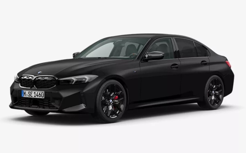 M340i xDrive FROZEN EDITION。実際の車両にはBMW M Performance Mロゴ・サイド ブラック・ハイグロスが装着される