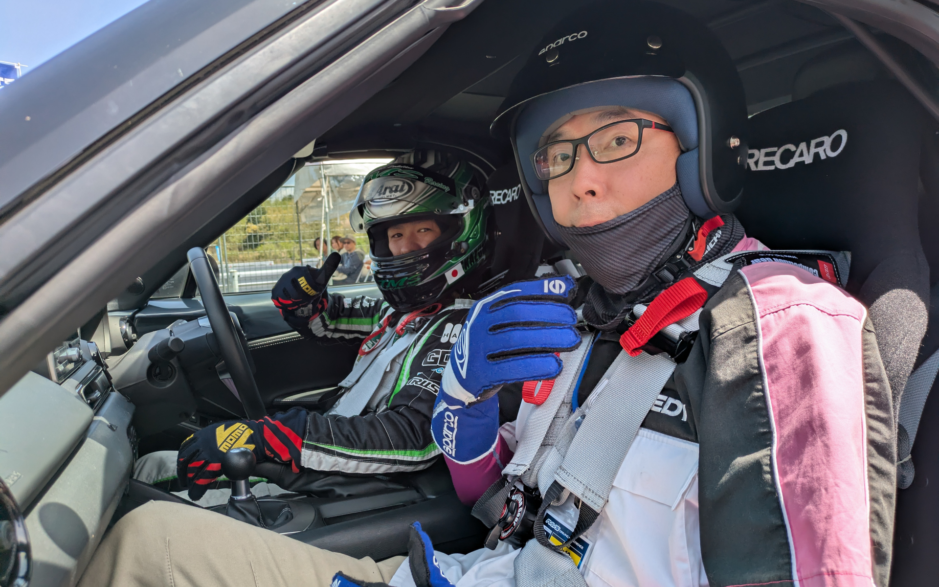 RAYS DRIVING EXPERIENCEに参加した関田将之さん