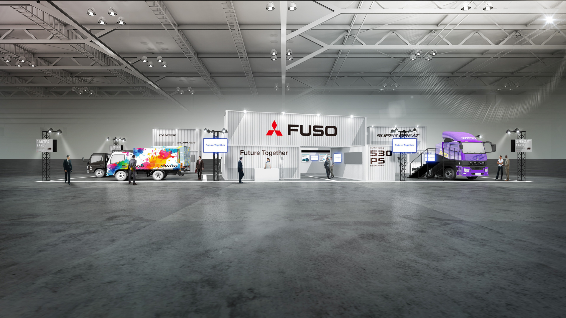 「ジャパントラックショー2026」ブースのイメージ図