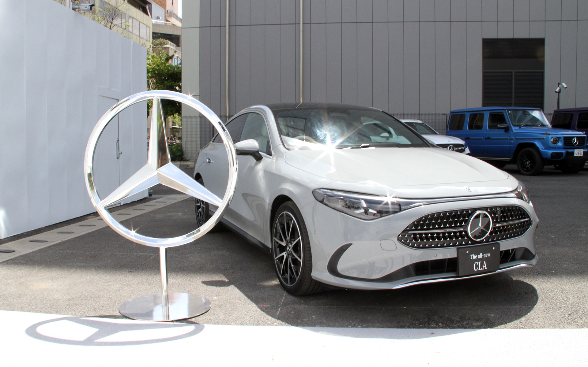 新型CLAではBEVと48Vハイブリッド内燃機関モデルを用意（写真は後者）