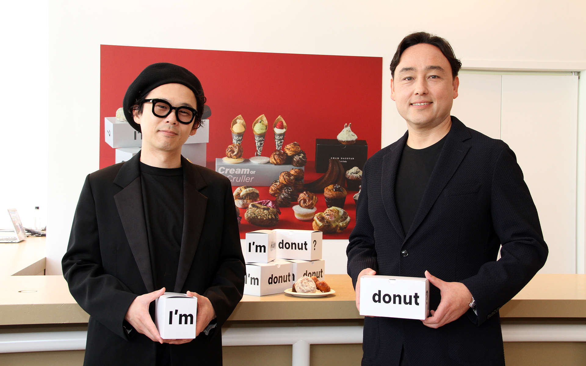 peace putのオーナーシェフである平子良太氏（左）も会場に訪れた