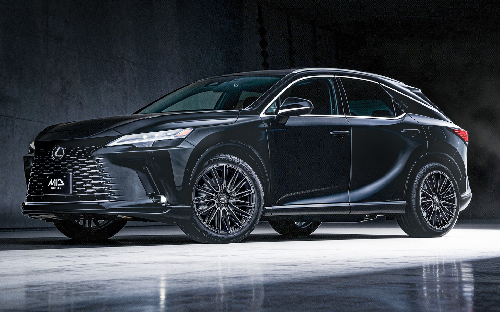 MID レフィナーダ「モーション6」（グロスブラック）×レクサス「RX」