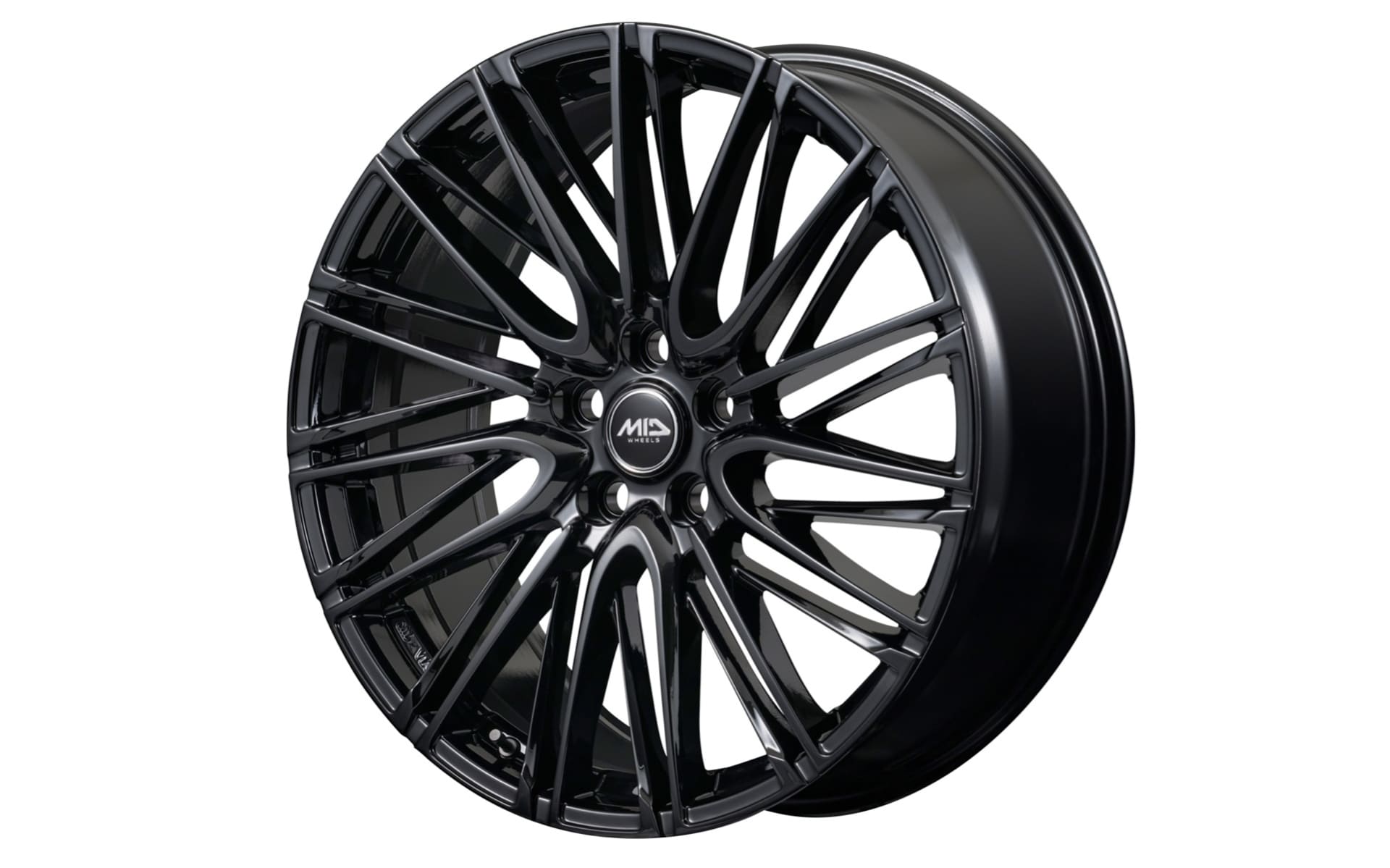 U字型のメインスポークとその間にもさらにサブスポークを設けつつ、奥側から前面へと出てくるサブスポークと、複雑で立体的な造形でありながらスタイリッシュな輝きを放つモーション6