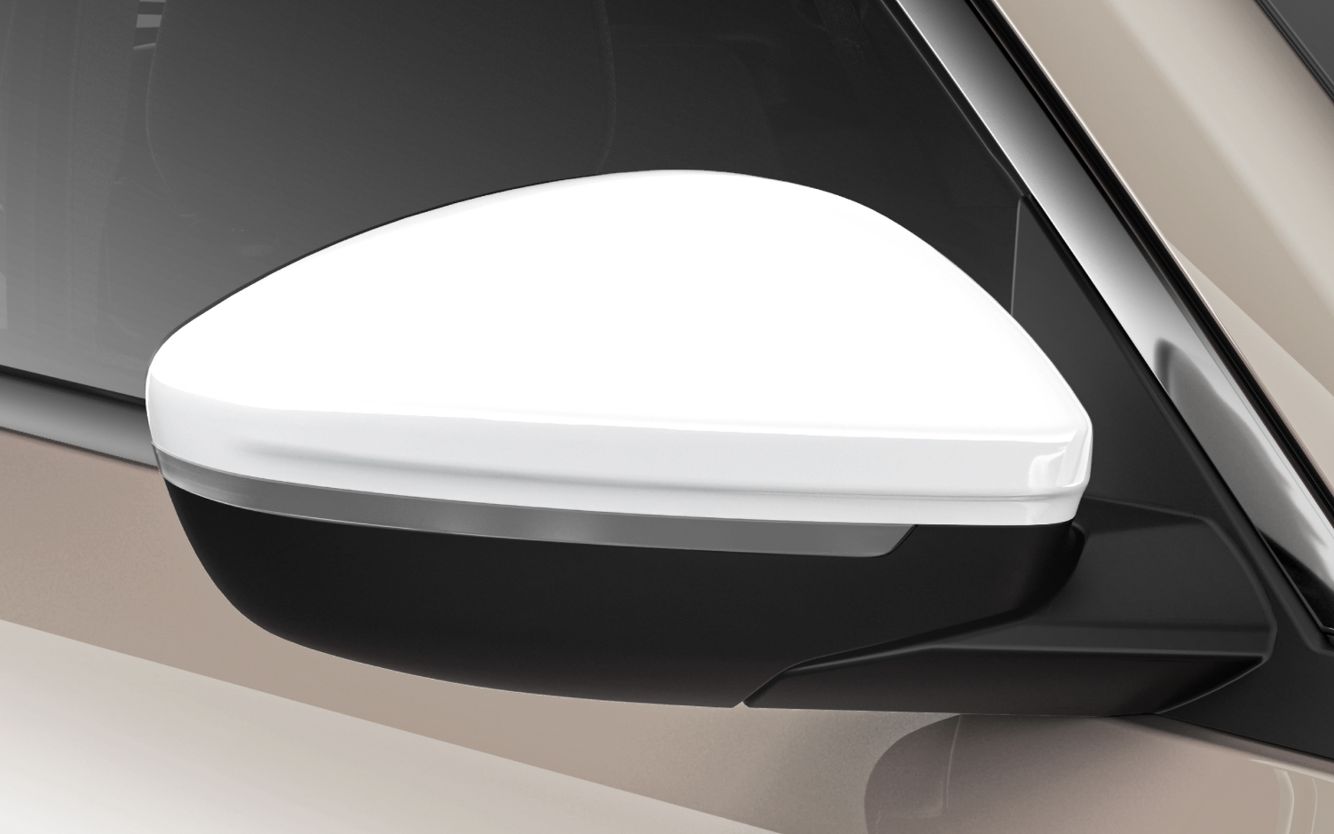 アミラーカバー（ホワイト）