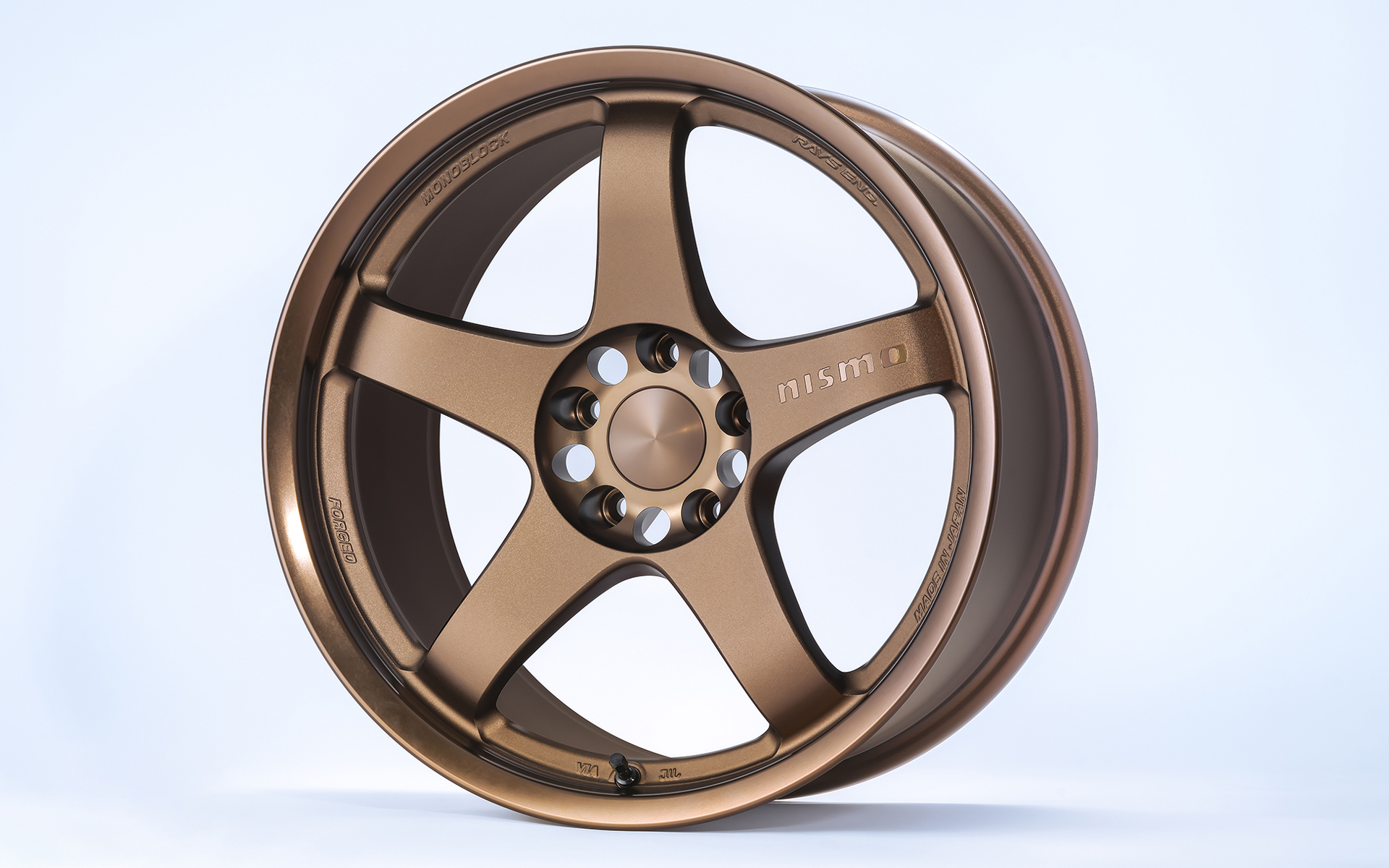 GT-R（32/33/34）向けホイール「LM GT4マシニングロゴバージョン」の新色ブロンズ（アルマイト）が登場